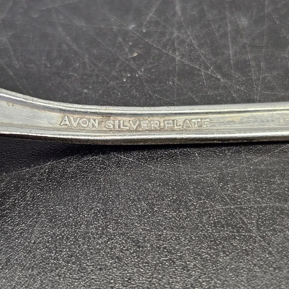 Vintage International Avon Silver plate Table Spoon 1940 Antique Flat 7.5
